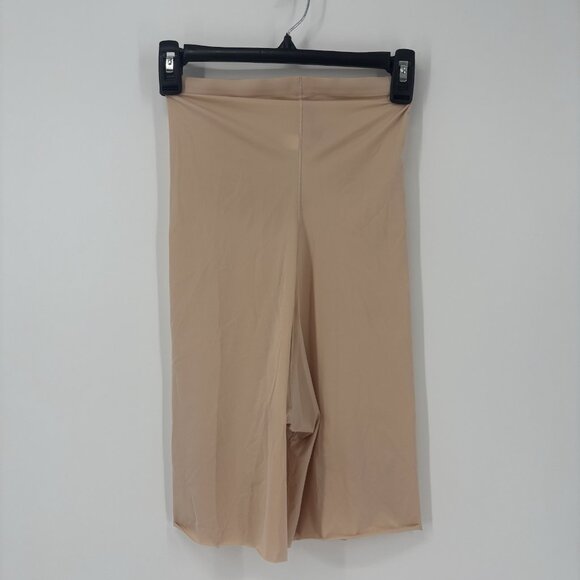 SPANX Shapewear Womans Size Large Nude High Waist Shorts Stretch Mid Thigh - Picture 2 of 9